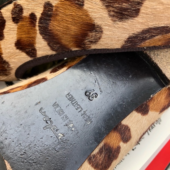 ❌SOLD❌ Boden Calf Hair Leopard Print Loafers, 39 - Picture 8 of 8